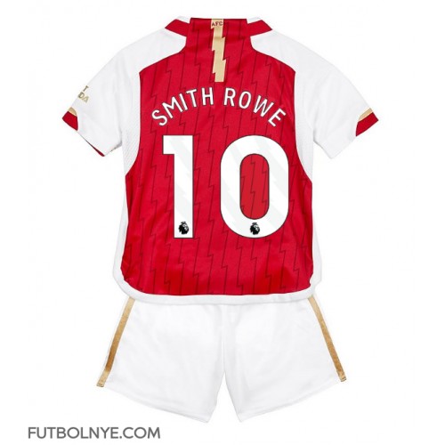 Camiseta Arsenal Emile Smith Rowe #10 Primera Equipación para niños 2023-24 manga corta (+ pantalones cortos)